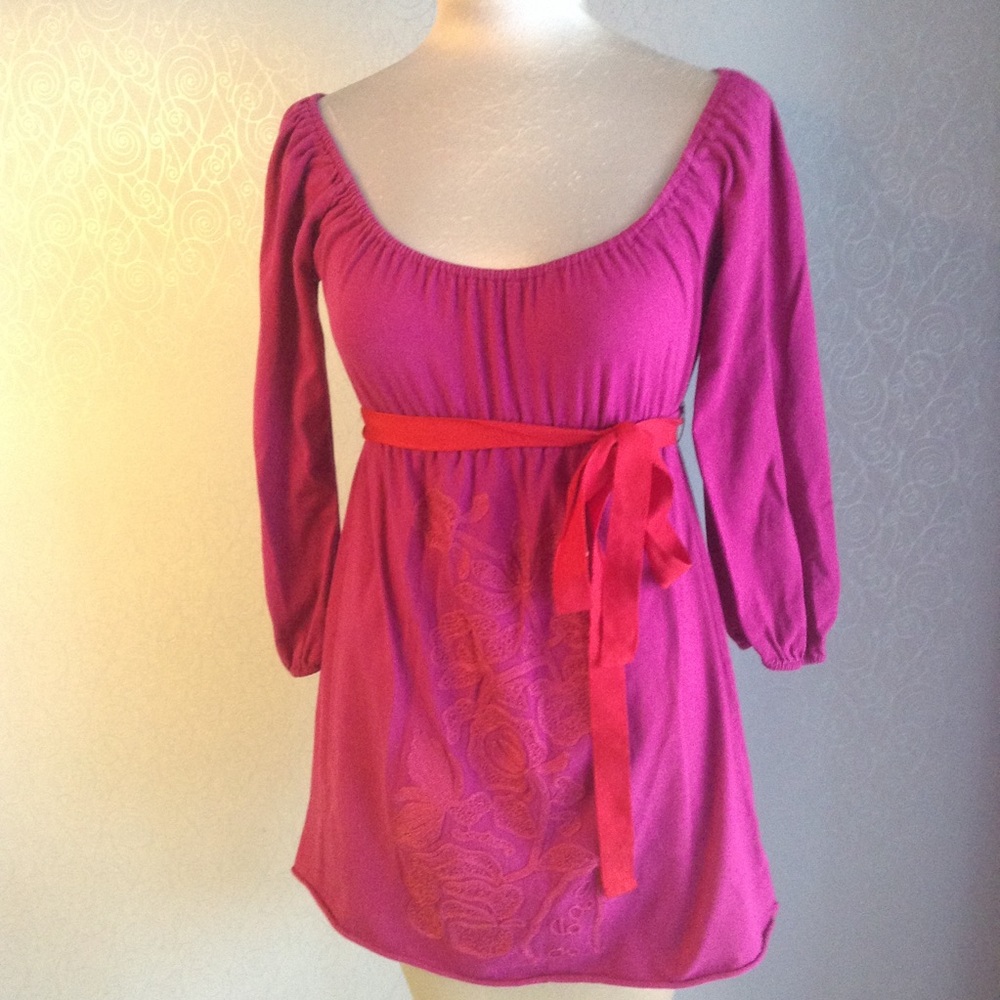AQUARIUS ROZAE NICHOLS jersey peasant top XS S